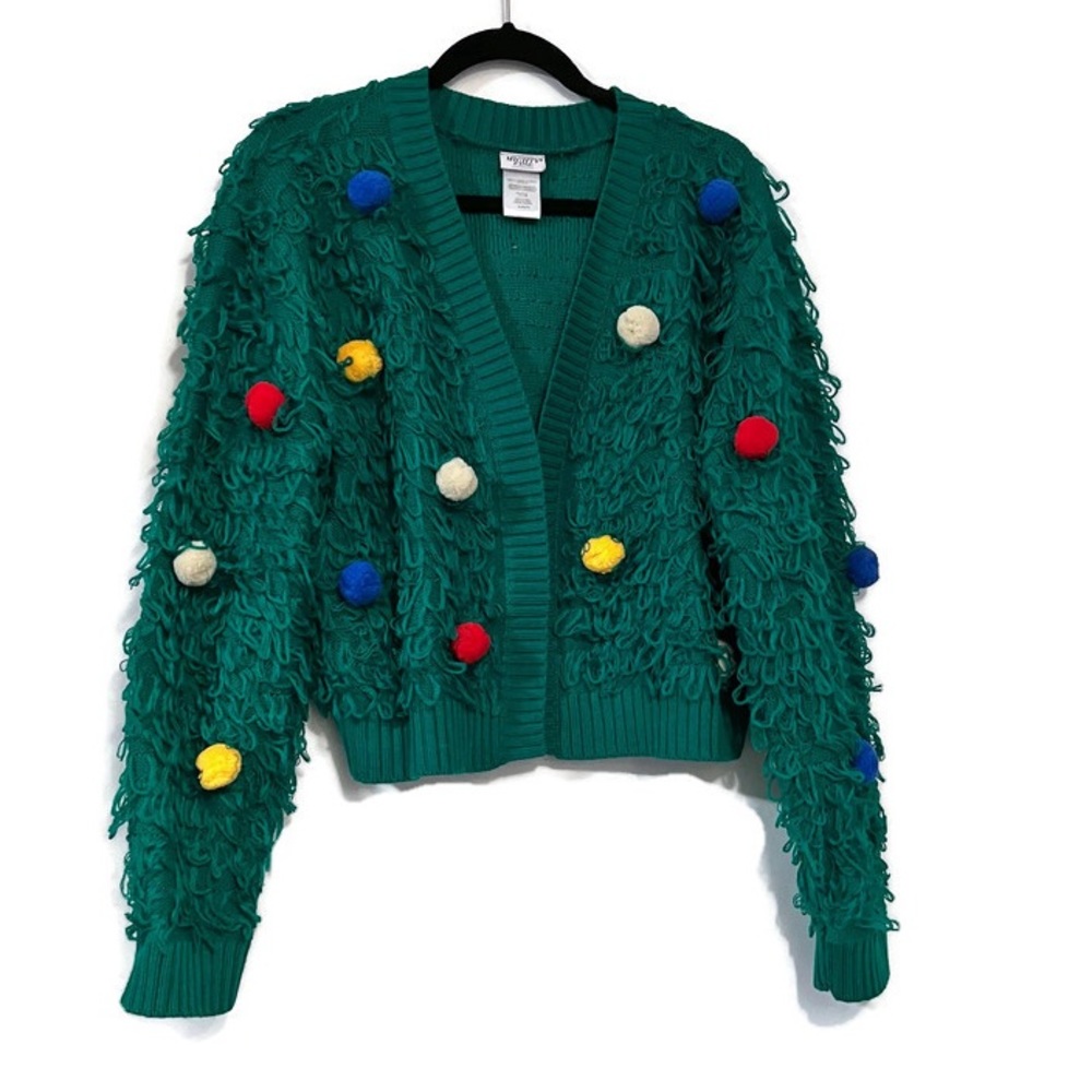 XL Mighty Fine Loopy Pom Pom Sweater